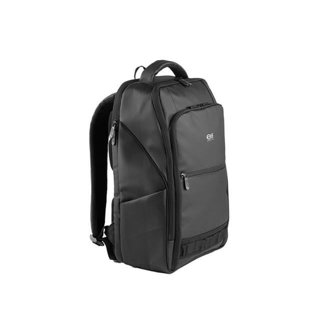 Mochila Elf Portanotebook Impermeable Negra (I2126)