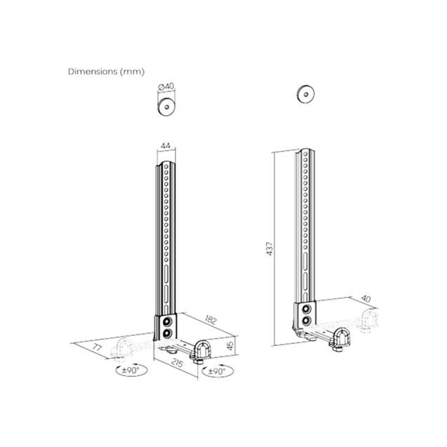Soporte Onebox Barra Sonido (OB-BS50)