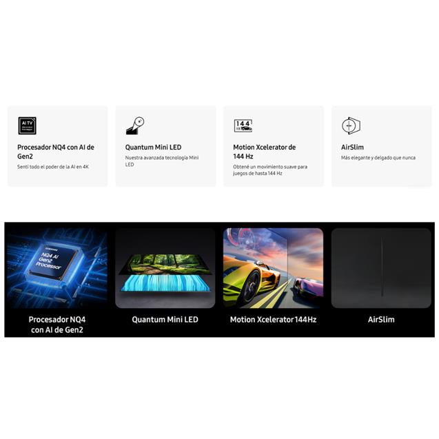 Smart TV Neo QLED SAMSUNG 55" 4K UHD Tizen (QN55QN70FA)