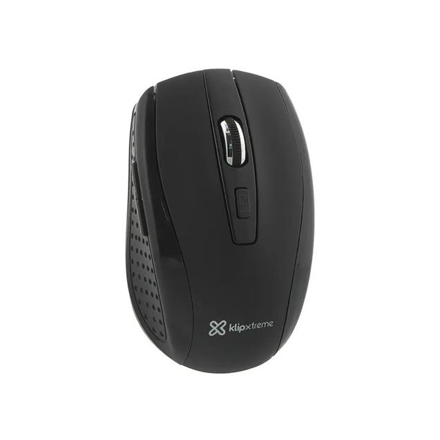 Mouse Klipxtreme Wireless 6 Botones Nano Dongle Black Vector (KMW-340BK)