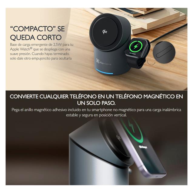 Cargador Klipxtreme KDC-400 Power Desk 3en1
