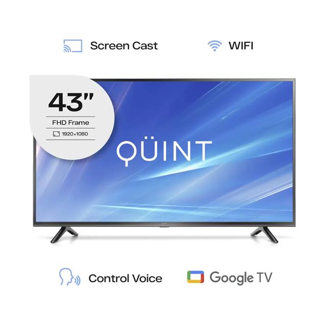 Smart TV LED Quint 43" Full HD Google TV (QT-43FHD20312-257)