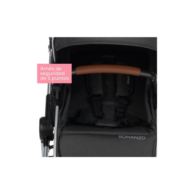 Coche Romanzo Infanti Negro (3477)