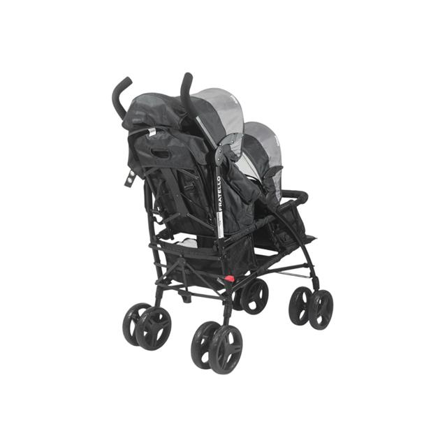 Coche Duo Fratello Infanti Negro Y Gris (3460)