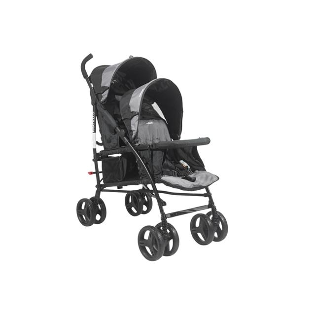 Coche Duo Fratello Infanti Negro Y Gris (3460)