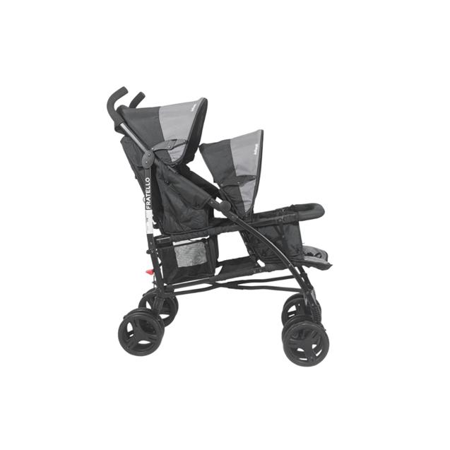 Coche Duo Fratello Infanti Negro Y Gris (3460)