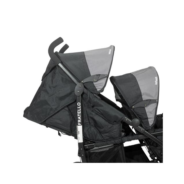 Coche Duo Fratello Infanti Negro Y Gris (3460)