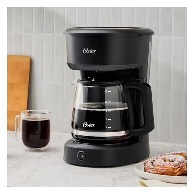 Cafetera Oster Filtro 12 Tazas Negro (DCS121B)
