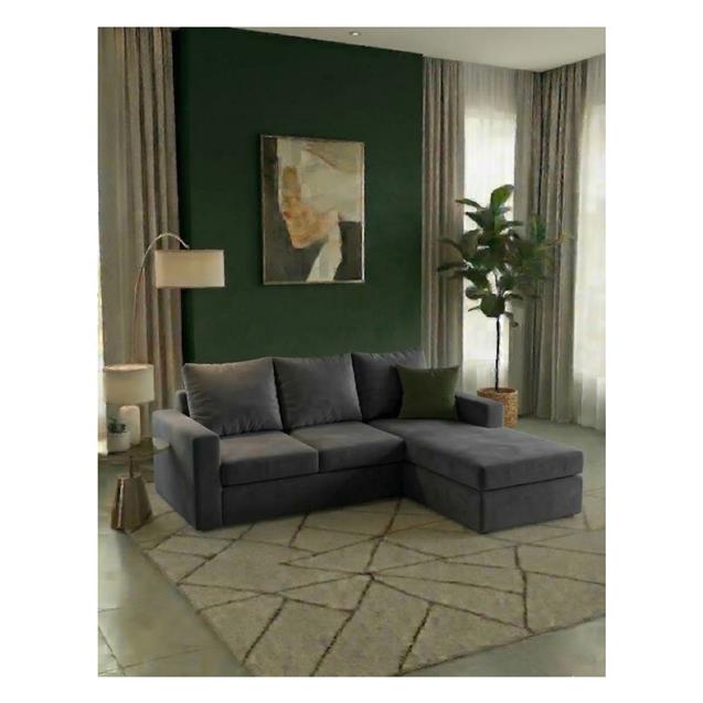 Sillón Turin 2.20 X 0.90 + Comodín Movil Angus Grafito