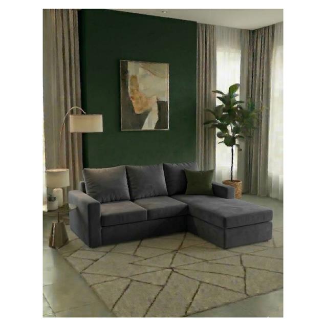 Sillón Turin 2.20 X 0.90 + Comodín Móvil Angus Grafito