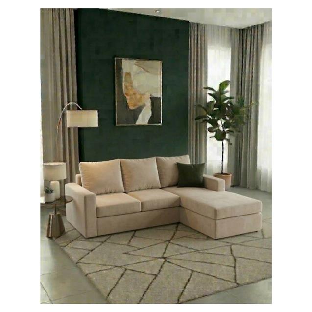 Sillón Turin 2.20 X 0.90 + Comodín Móvil Cotton Natural