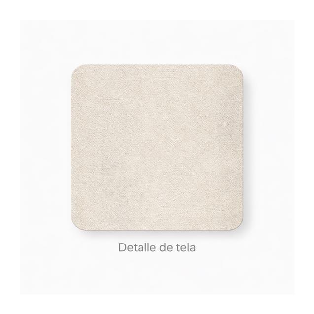 Sillón Turin 2.20 X 0.90 + Comodín Móvil Cotton Natural