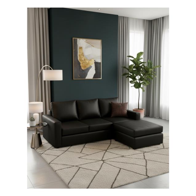 Sillón Turin 2.20 X 0.90 + Comodín Movil Nova Negro