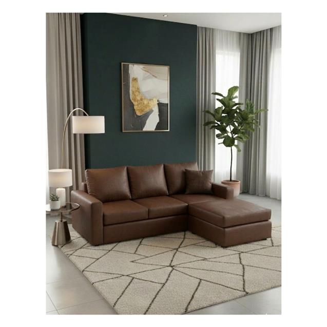 Sillón Turin 2.20 X 0.90 + Comodín Movil Nova Coffee