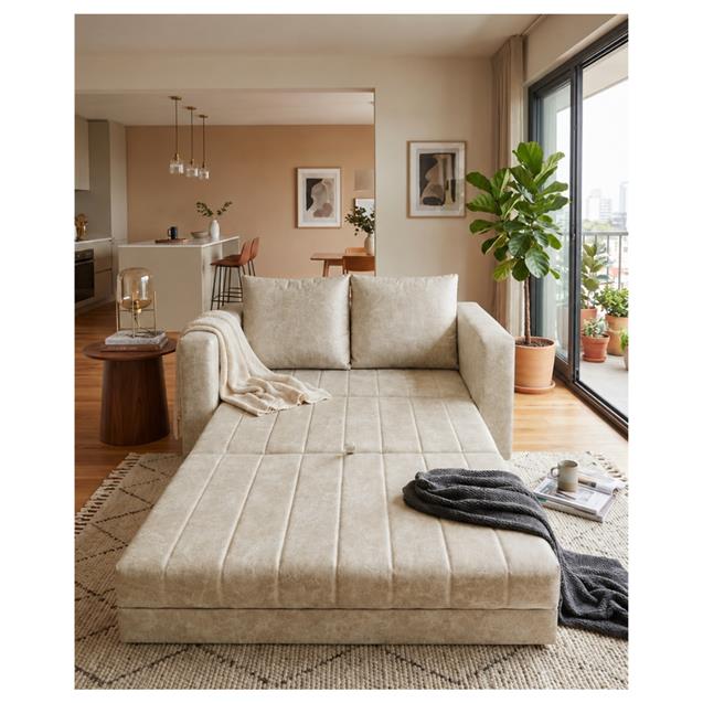 Sofá Cama Lema 1.50 X 0.90 Nova Hueso
