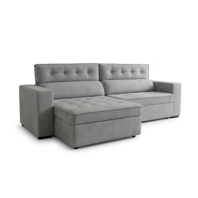 Sillón Barcelona 2.20 X 1.10 Gris Claro (TCA316)