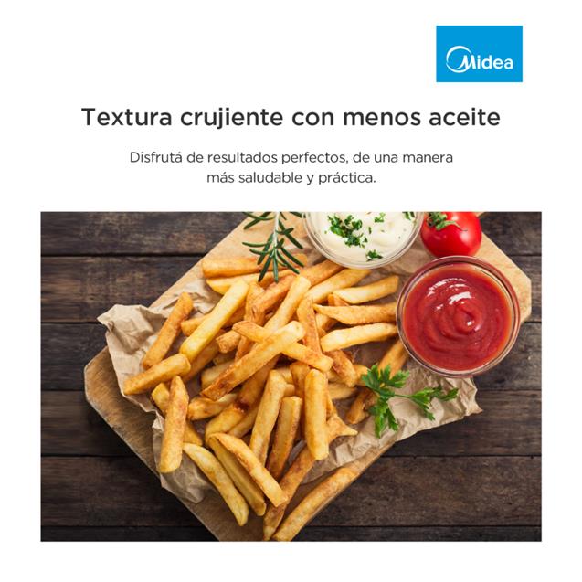 Freidora Midea Mecánica 4.5lts Negro (MW45BAR1)