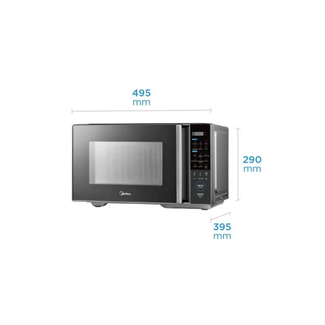 Microondas Midea 29 Lts Grill Gris (EG128GAR1)