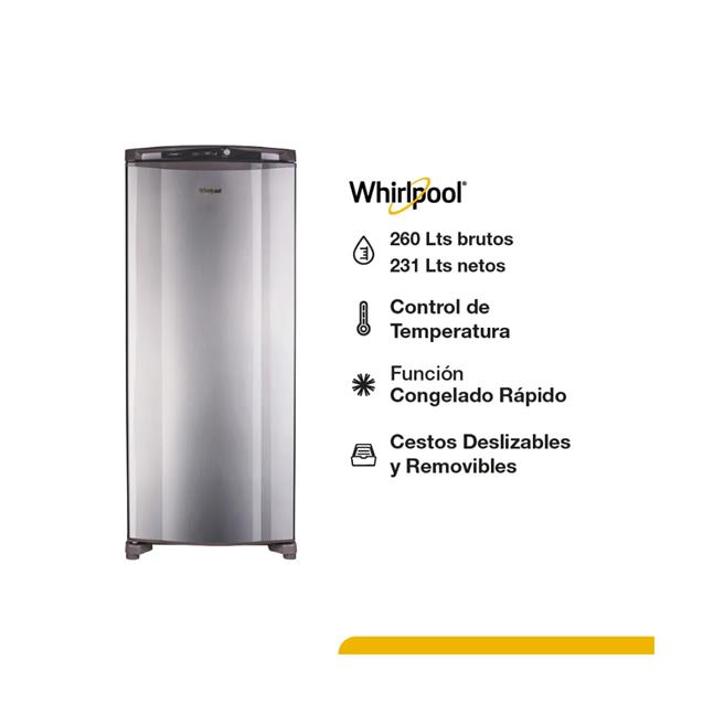 Freezer Whirlpool Inox (WVU26MK)
