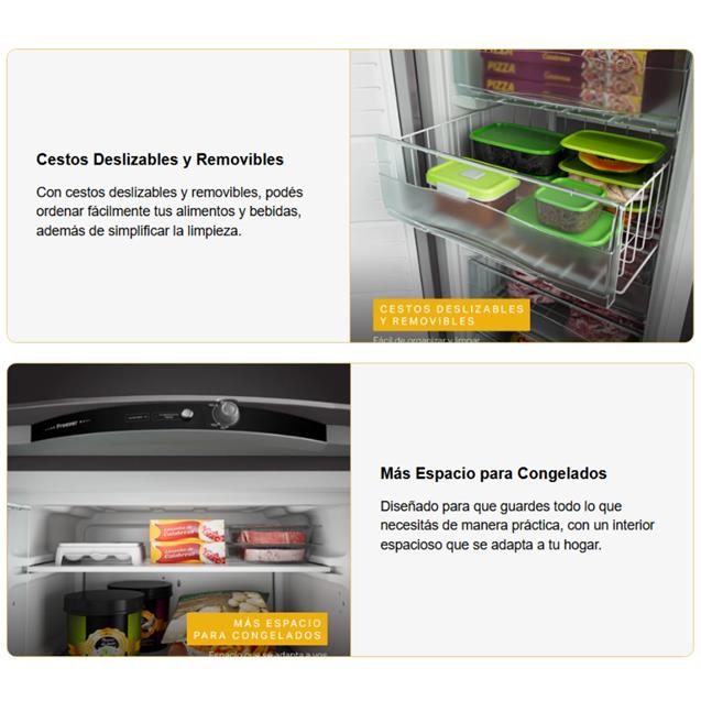 Freezer Whirlpool Inox (WVU26MK)