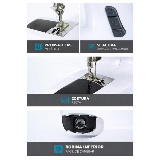 Máquina de Coser Portátil Mini Philco (MCP2401PI)