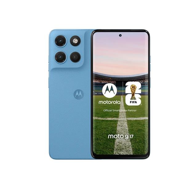 Celular Motorola Moto G17 4GB 256GB 4G Alaskan Blue (PBBJ0016AR)