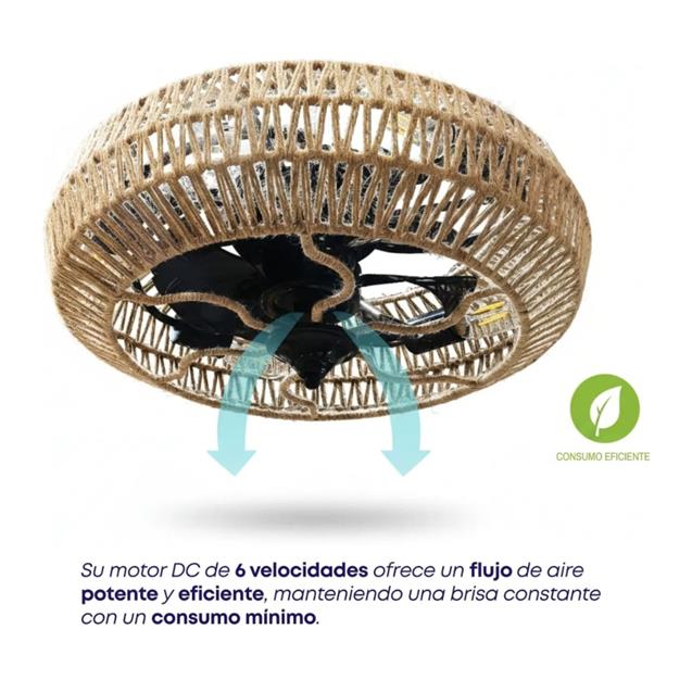Ventilador De Techo Abon Garden Línea Zentra (AGZ 18 550 – NE)