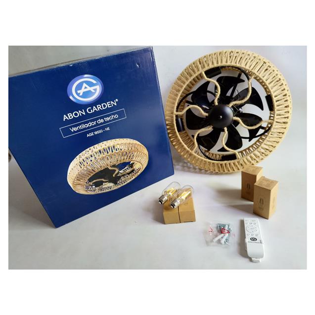 Ventilador De Techo Abon Garden Línea Zentra (AGZ 18 550 – NE)