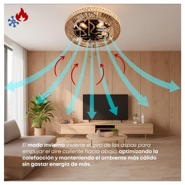 Ventilador De Techo Abon Garden Línea Zentra (AGZ 18 550 – NE)