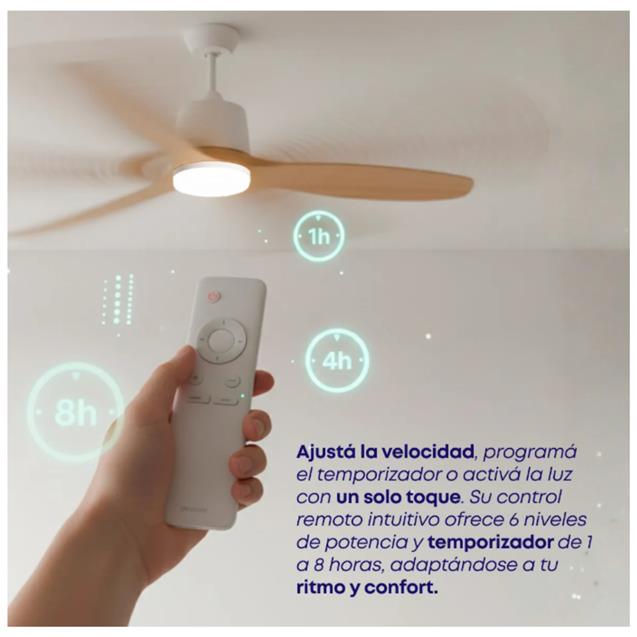 Ventilador De Techo Abon Garden Línea Zentra (AGZ 52 110 - BL CL)