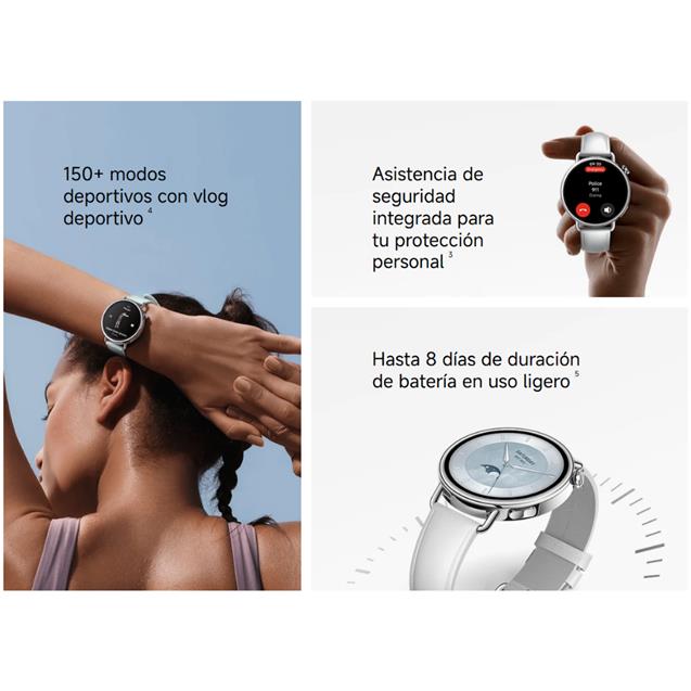 Smartwatch Xiaomi S4 41mm Leather White (BHR07VUGL)