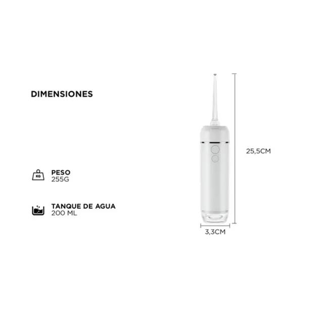 Irrigador Bucal Gadnic Wm3 Telescópico (WATER013)