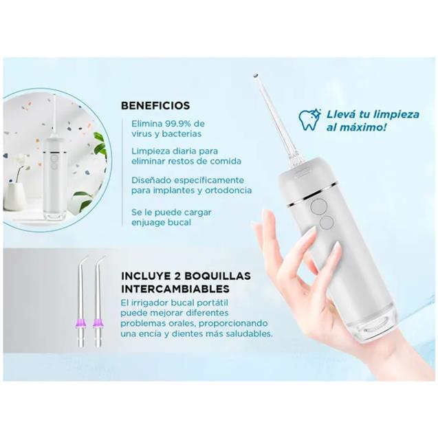 Irrigador Bucal Gadnic Wm3 Telescópico (WATER013)