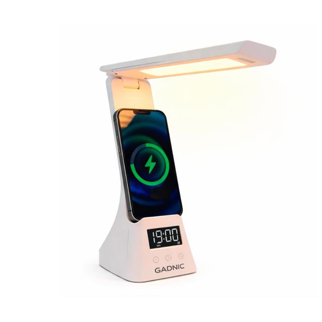 Luz Escritorio Gadnic Carga Inalámbrica (DESKL014)