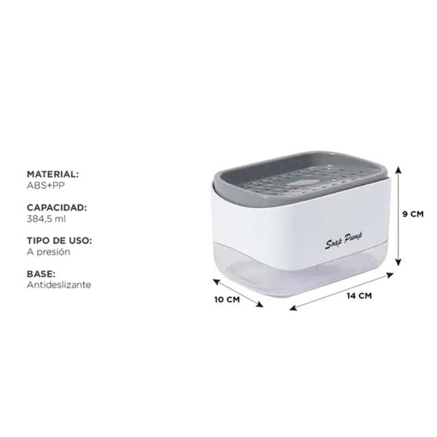 Dispenser De Jabón Gadnic Para Esponjas Cocina (SOAP0001)