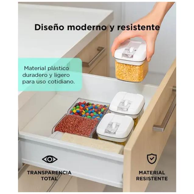 Set 4 Contenedores Gadnic Cocina Cierre Hermético (FRASKIT2)