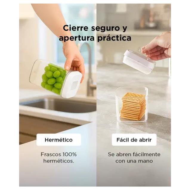 Set 7 Contenedores Gadnic Cocina Cierre Hermético (FRASKIT5)