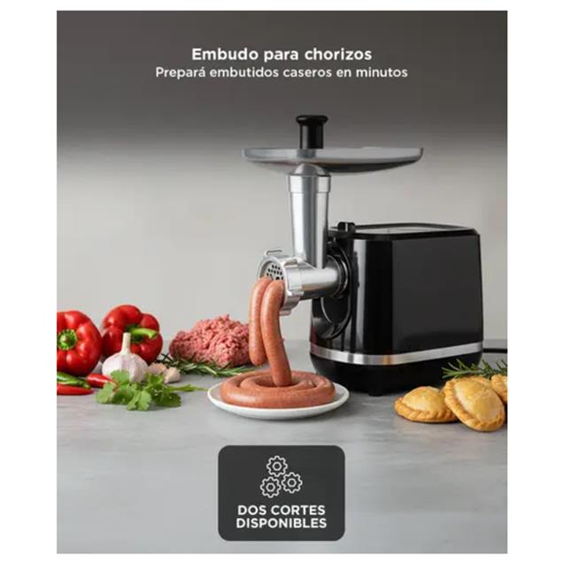 Picadora De Carne Gadnic Eléctrica Multifunción 1200w (PICA0002)