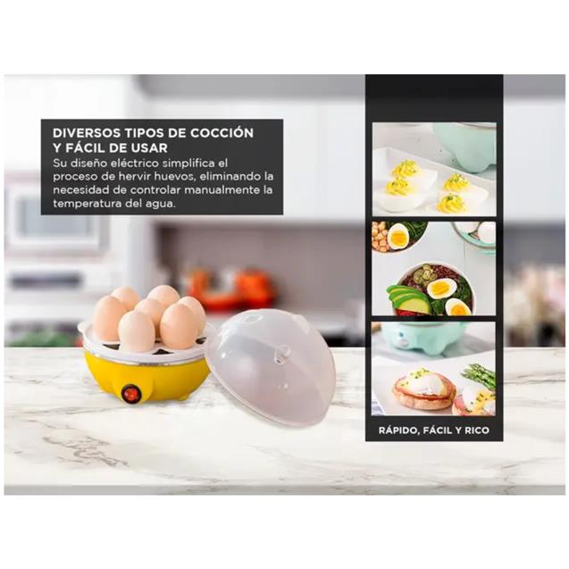 Huevera Eléctrica Gadni 7 Huevos 350w (EGG00001)