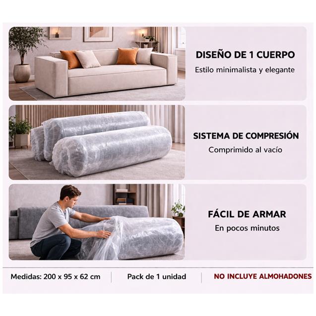 Sillón Ego Inteligente Con Sistema de Compresión Negro