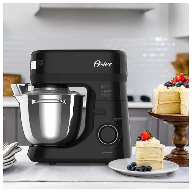 Batidora De Pie Oster 850w 4Lts Negro (FPSTSMPL2B)
