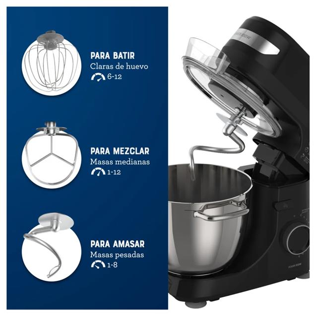 Batidora De Pie Oster 850w 4Lts Negro (FPSTSMPL2B)