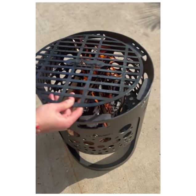 Fogonero Tromen 400 Redondo 48cm c/parrilla (05000251)