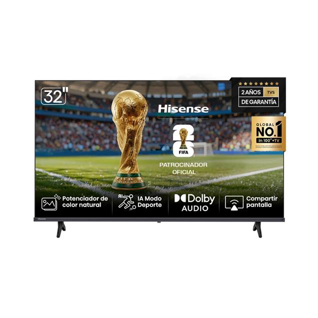 Smart Tv LED Hisense 32" HD VIDAA (9132A42K)