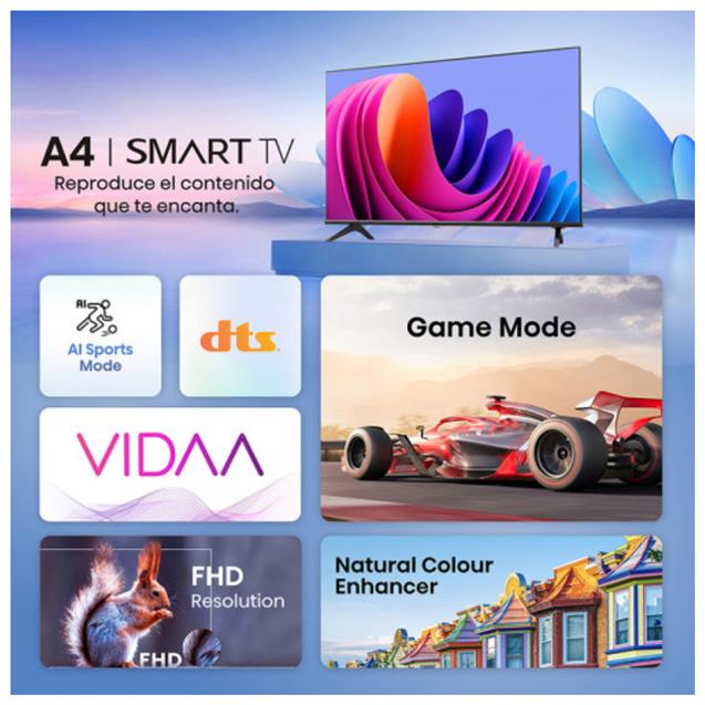 Smart Tv LED Hisense 32" HD VIDAA (9132A42K)