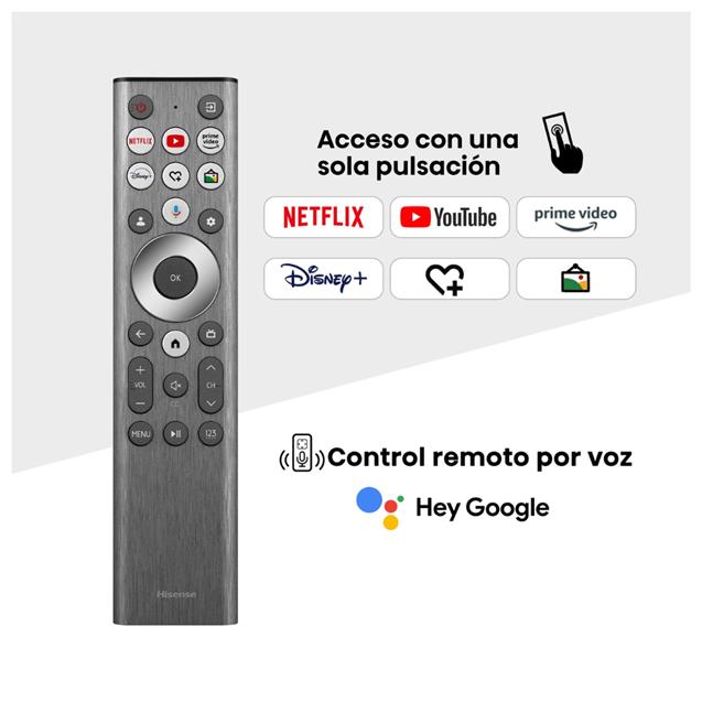 Smart TV QLED Hisense 65" 4K Google TV Canva (9465S7N)