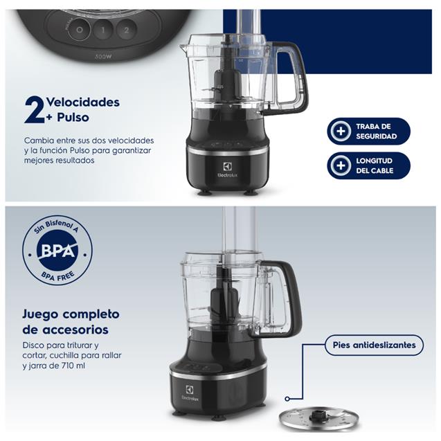 Multiprocesadora Electrolux Efficient 710ml 3en1  (EFP500)
