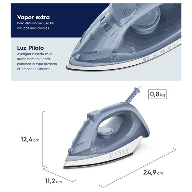 Plancha a Vapor Electrolux Efficient (ESI10)