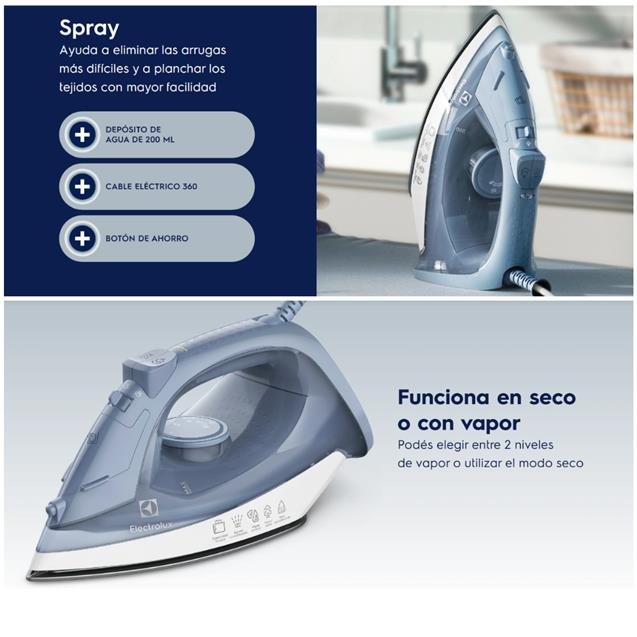 Plancha a Vapor Electrolux Efficient (ESI10)