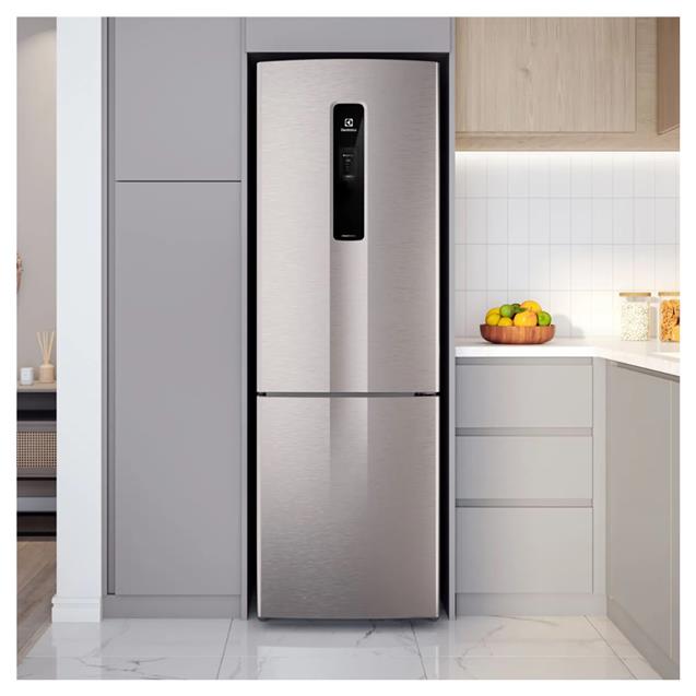 Heladera Electrolux Bottom Freezer No Frost Inverter Con Freezer 429L Inox (IB6S)